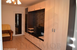 PicoMobilier Living Lakeland Fag Ciocolata salcam egger util locuinta mica spatiu valorificat design clasic